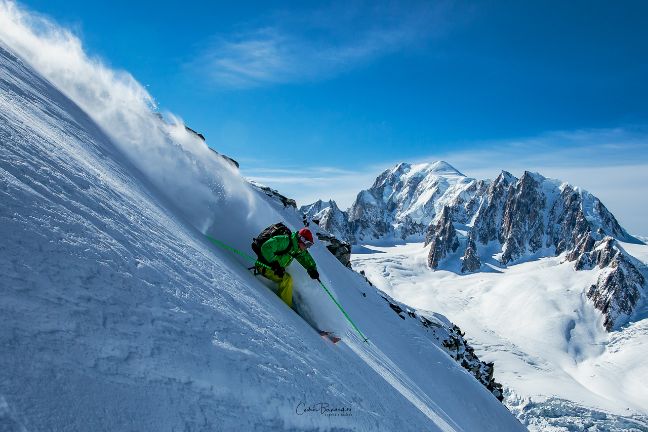 ross hewitt epaule du tacul by cedric bernardini