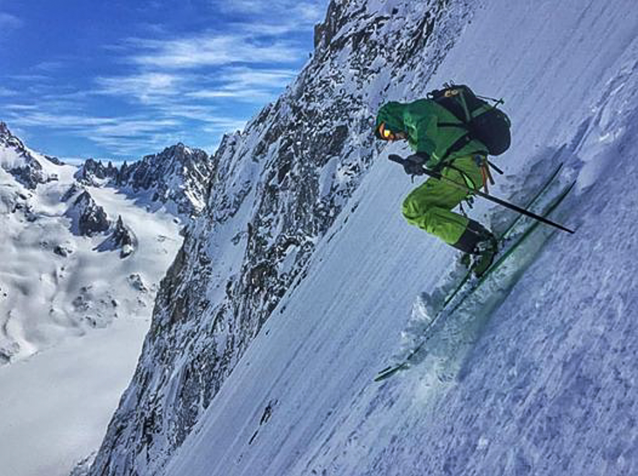 col de la verte Ross Hewitt argentiere basin