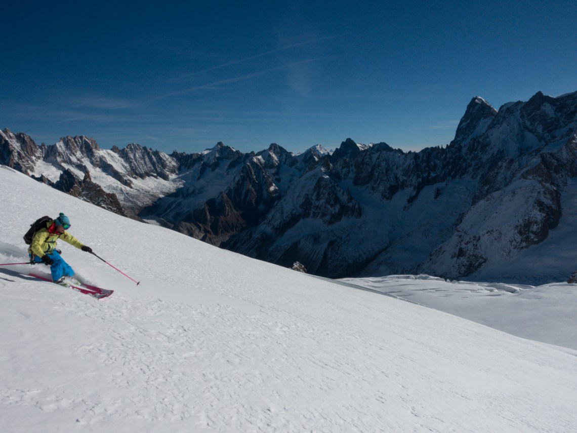 Ross Hewitt Ski Guiding Valley Blanche