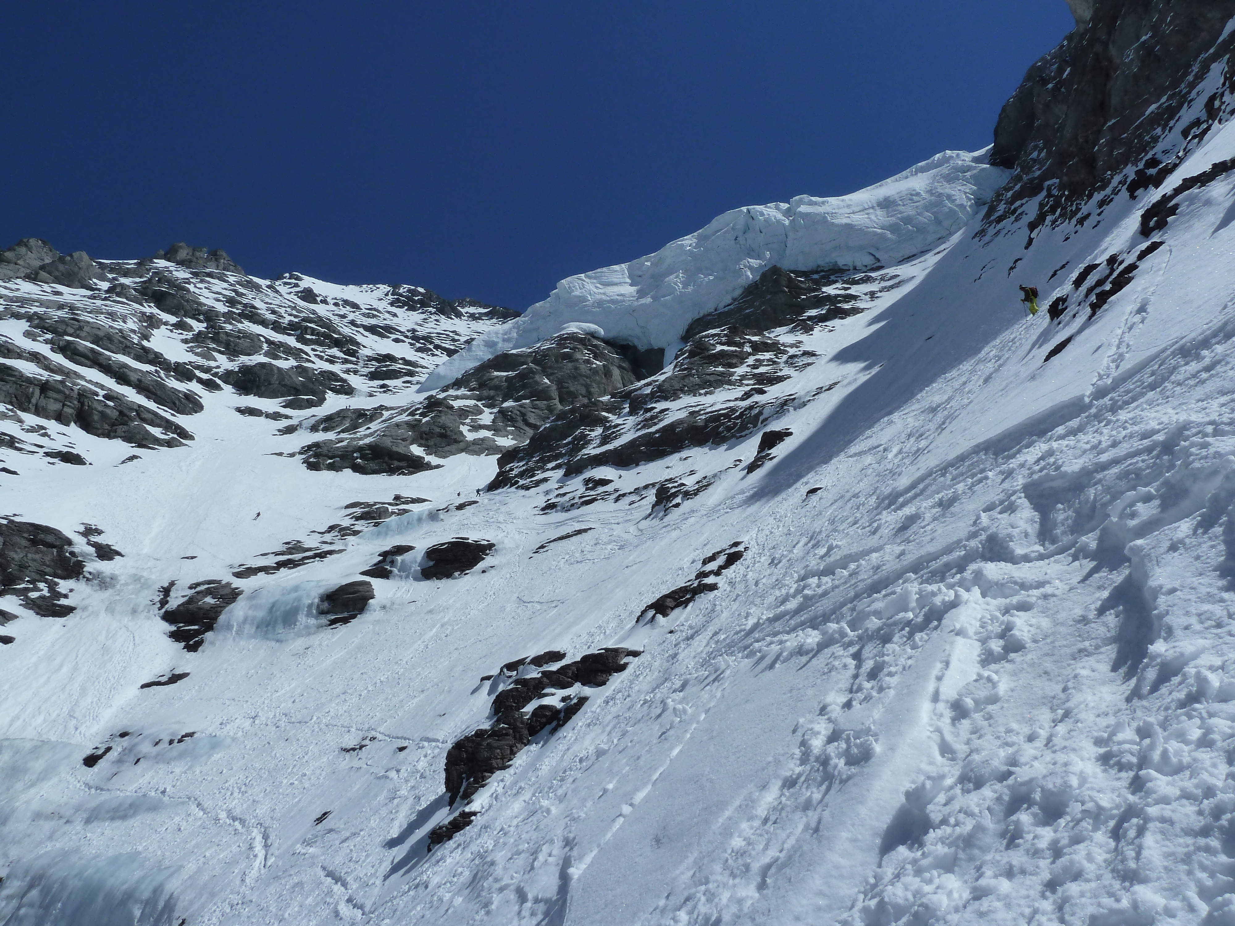 Eiger west face ski Ross Hewitt