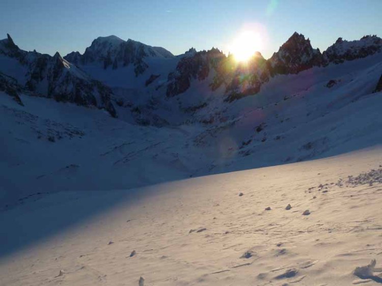 Sweet sundowner in the Talefre basin
