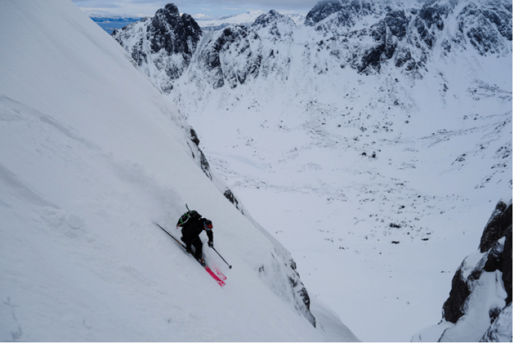 Lofoten 8 Ross Hewitt first descent Nilsviktinden