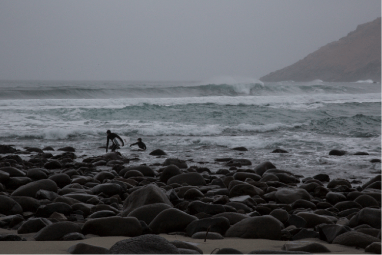 Lofoten 15 Surfing at Unstad beach