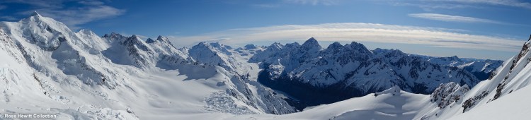 Silberhorn Tasman Lendenfield Malte Brun Aiguille Rouge by Ross Hewitt