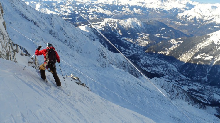 Roger Knox at top of the Rond