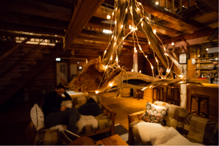 Lofoten 11 Cod lampshades Lofoten Ski Lodge