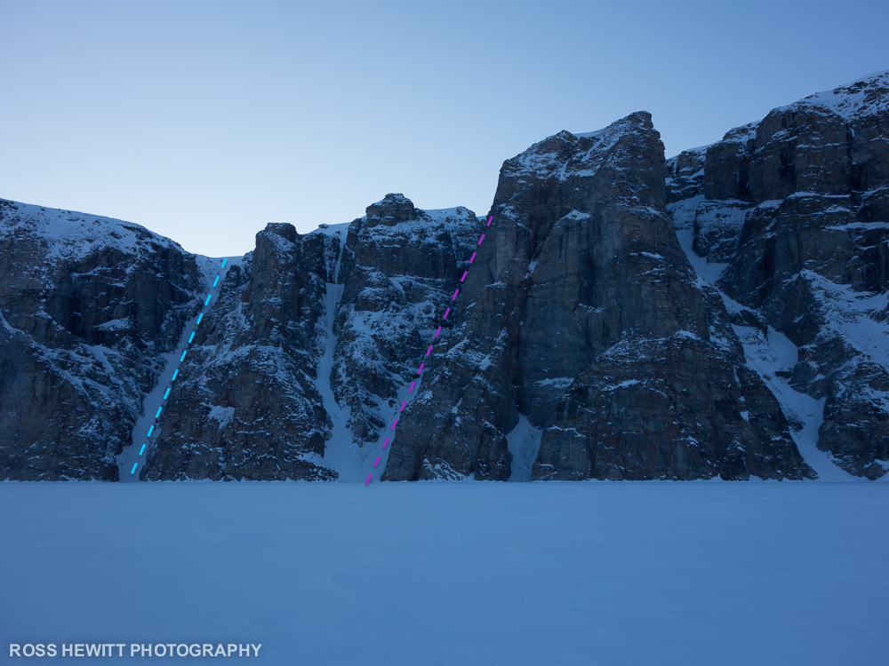 Baffin Scott Island ski descent topo Ross Hewitt-1
