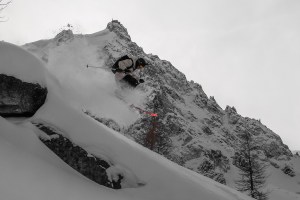 Ross Hewitt enjoying deep january powder days