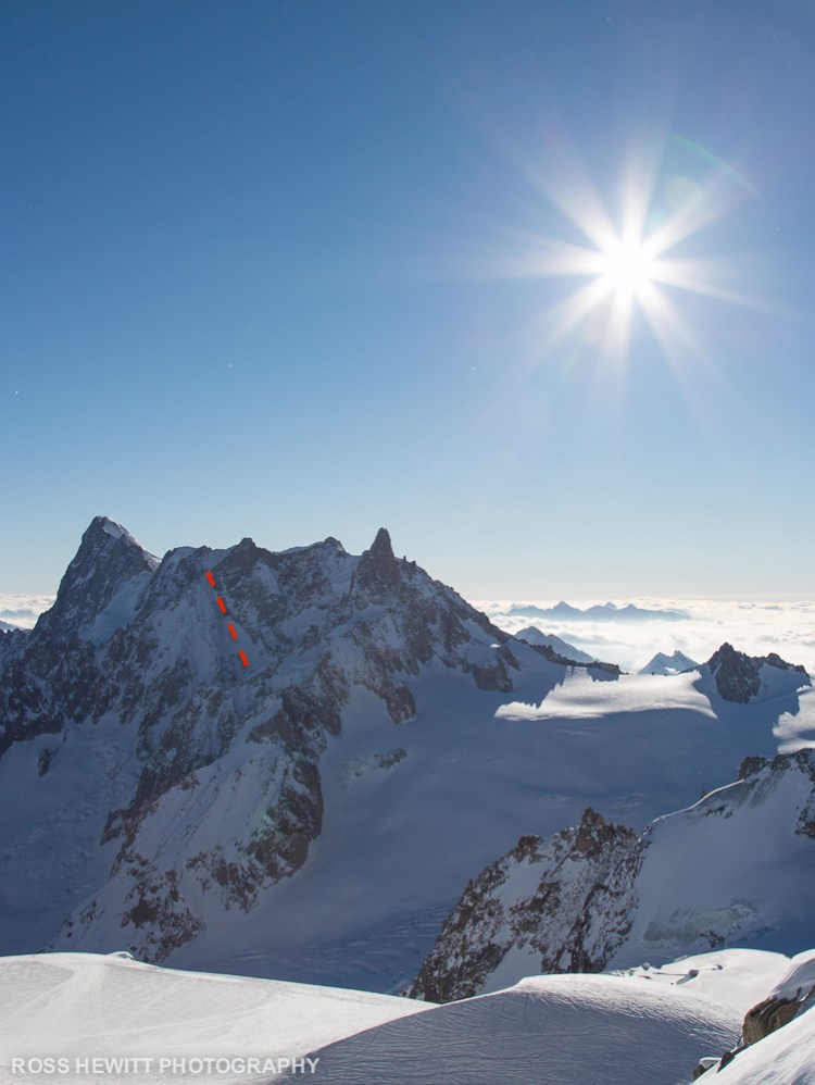 Mont Mallet West Face Topo-1